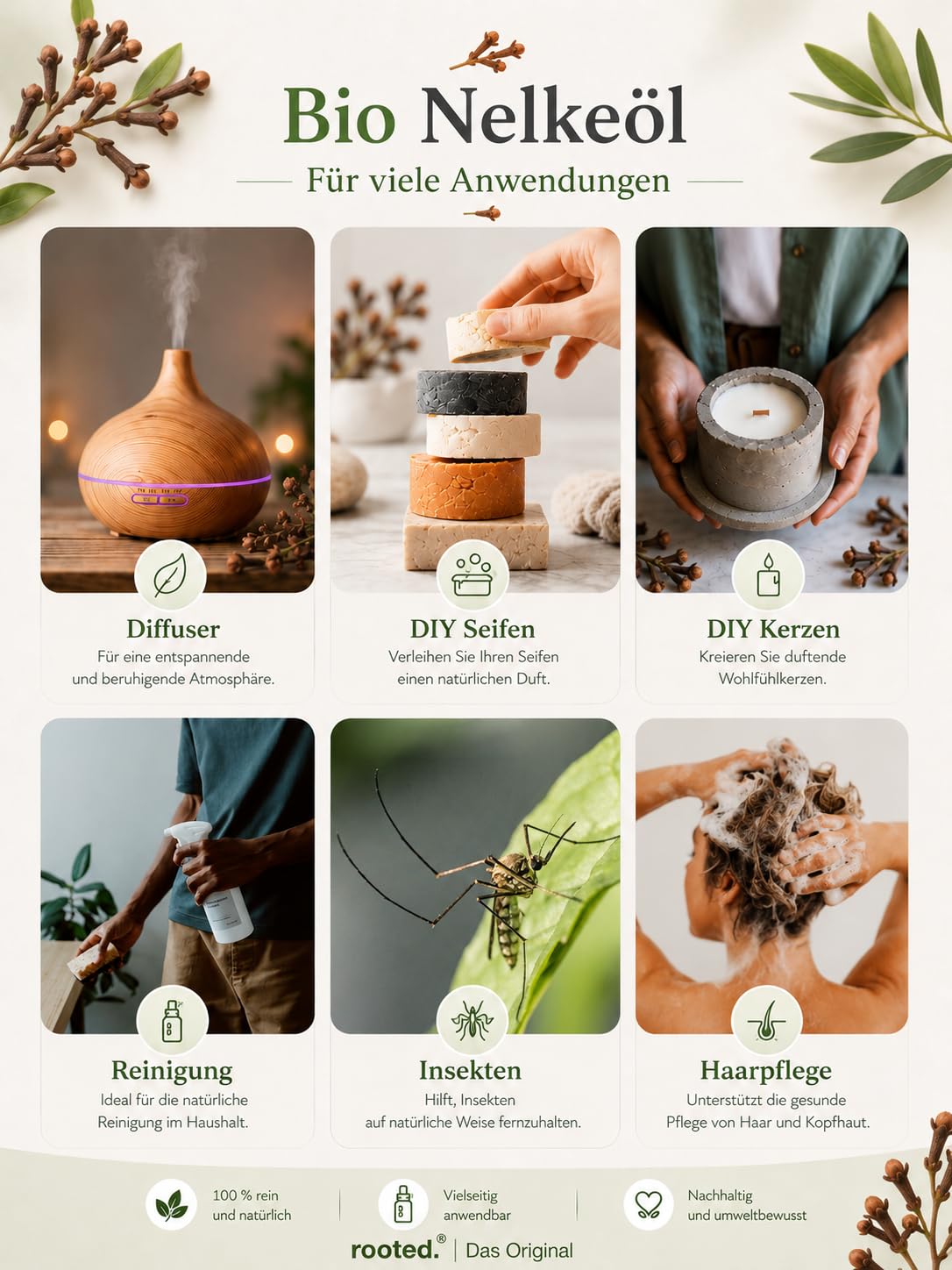 rooted. Nelkenöl