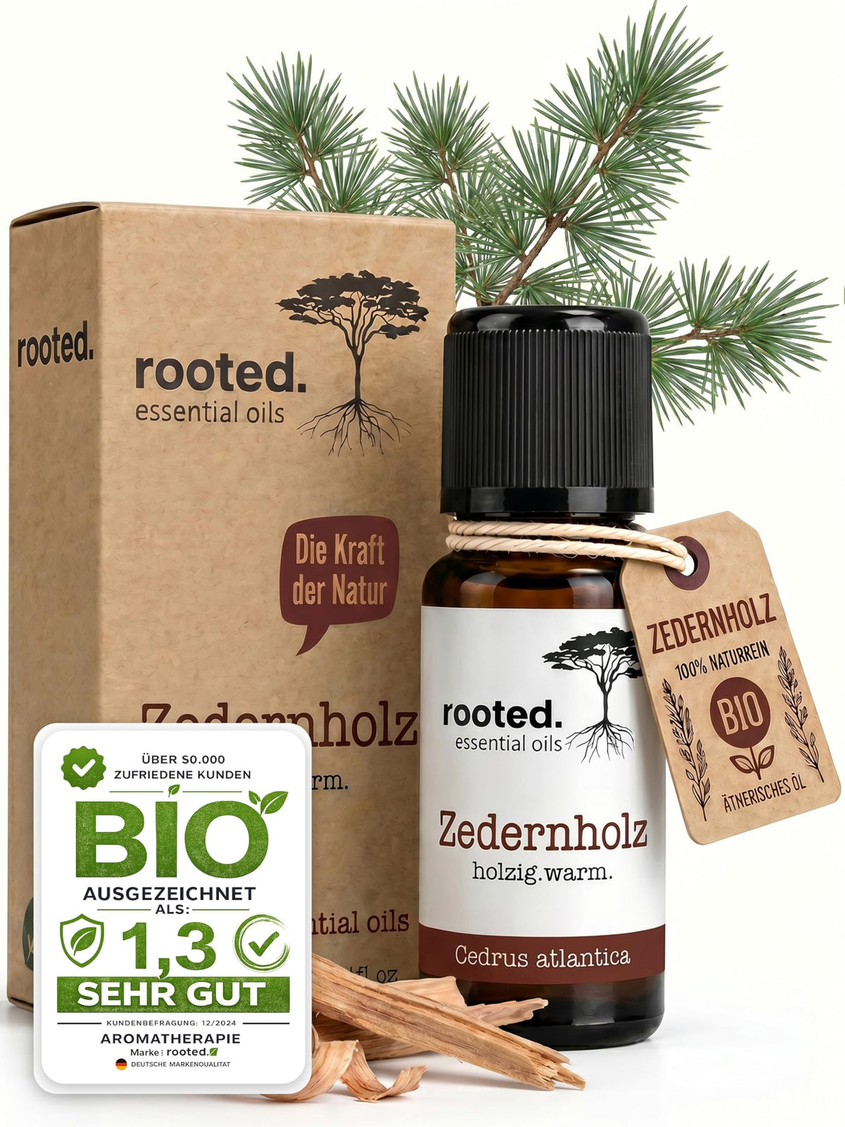 rooted. BIO Zedernholzöl