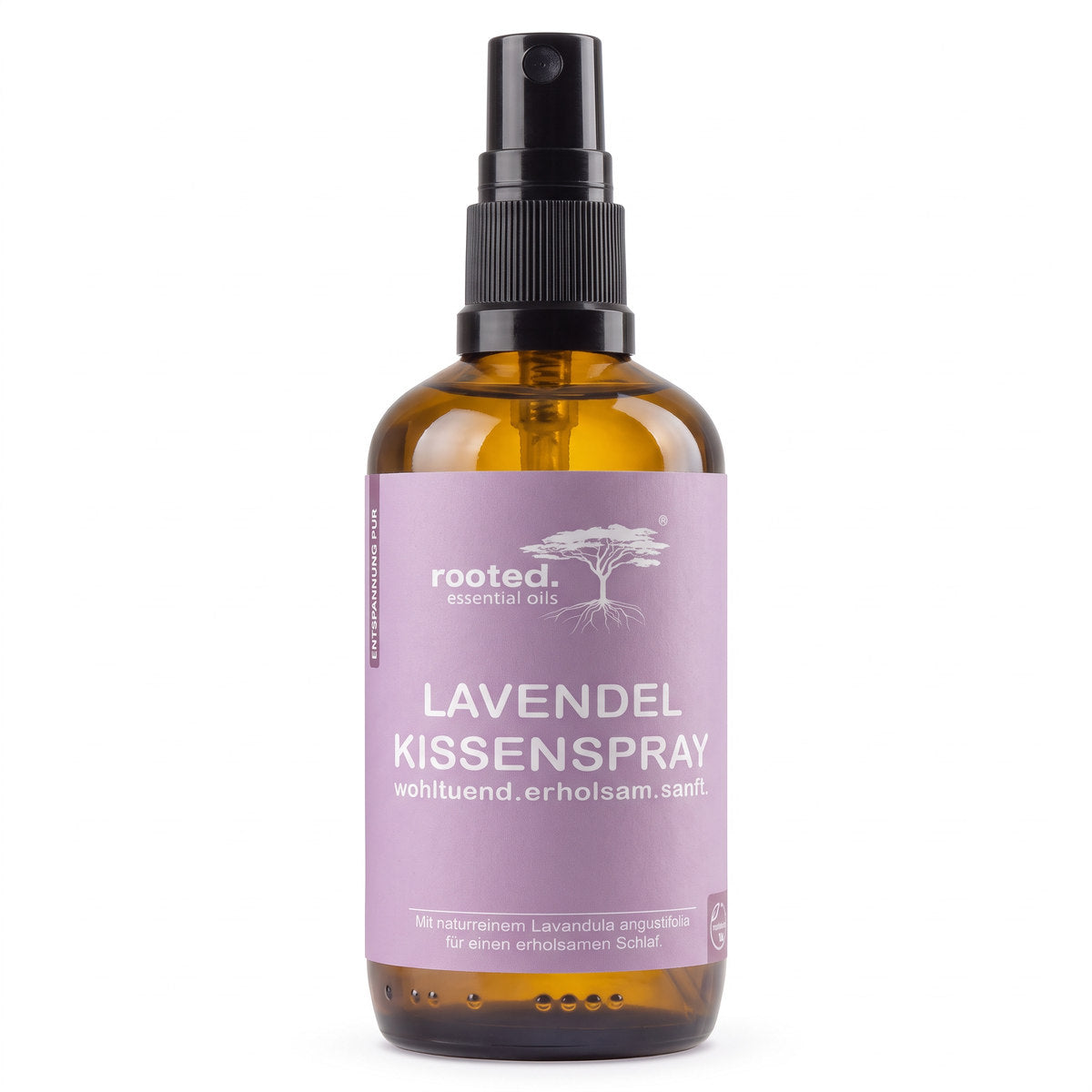 rooted. Lavendel Kissenspray 100ml mit naturreinem Lavendelöl