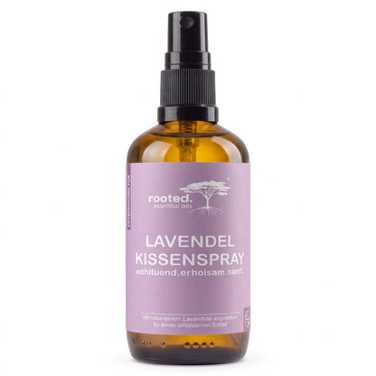rooted. Lavendel Kissenspray 100ml mit naturreinem Lavendelöl